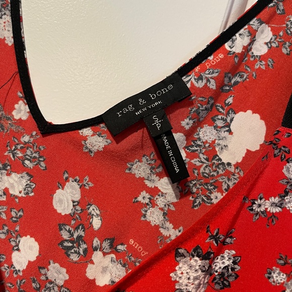 rag & bone Red Asymmetrical Dress - Picture 4 of 5